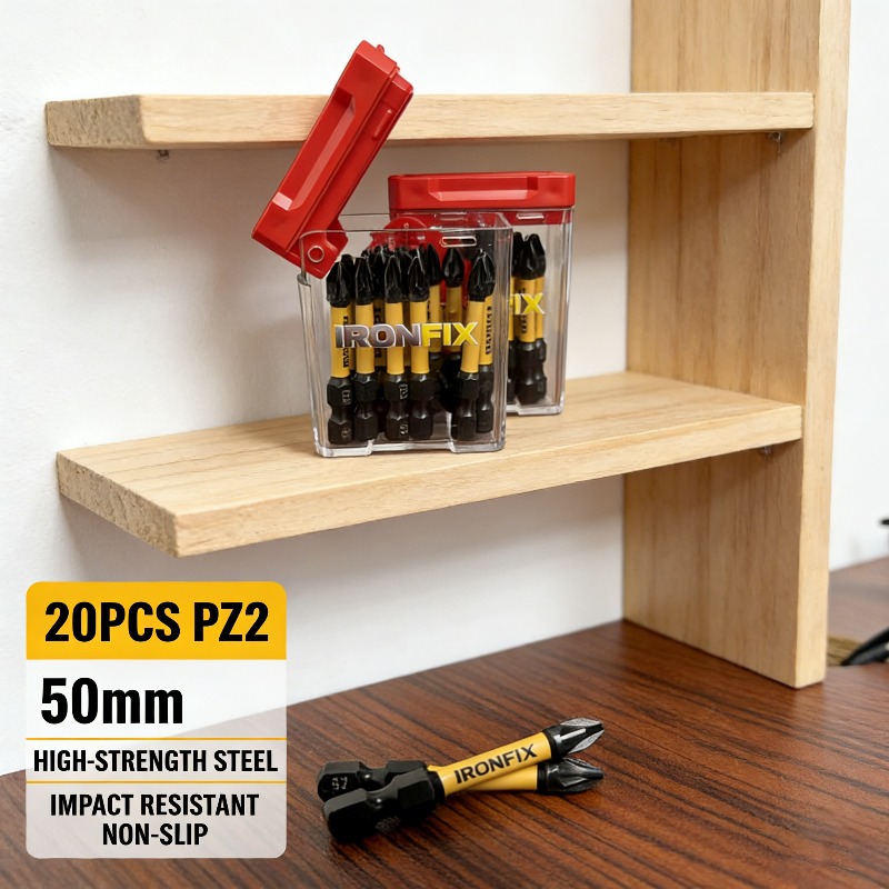 Drill Bits - مجموعة رؤوس مفكات PZ2 عالية الجودة،