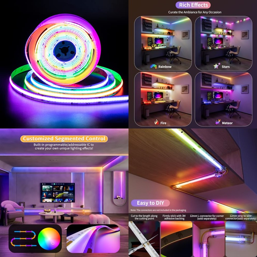 Led Strip Lights - شريط إضاءة LED ذكي بتقنية RGB