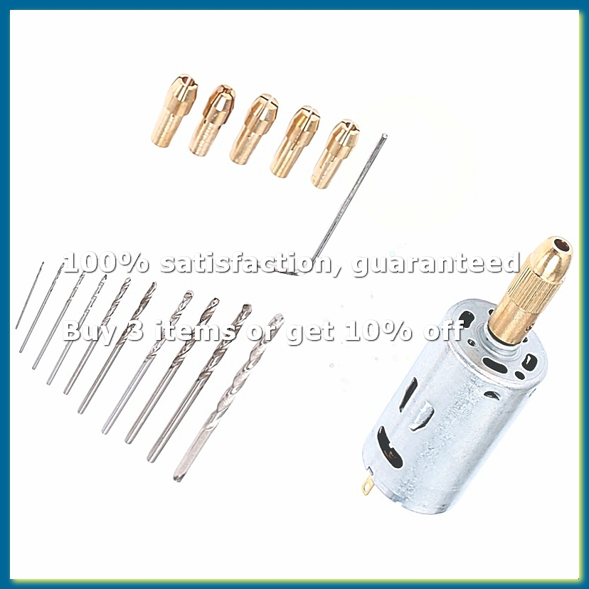 Drill Bits - مجموعة مثقاب كهربائي يدوي صغير بمحرك