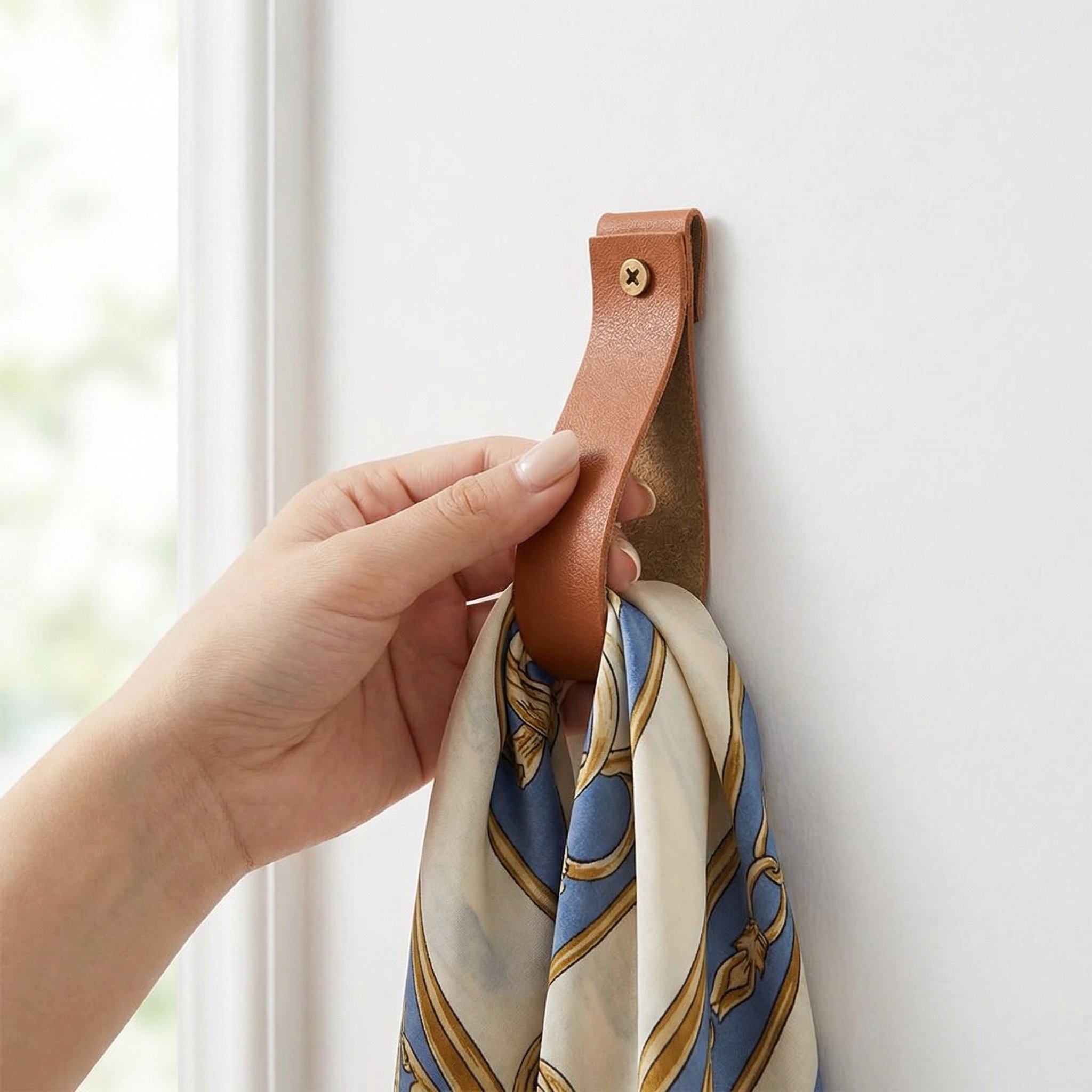 Curtain Rods - 6 قطع من خطافات الحائط المصنوعة