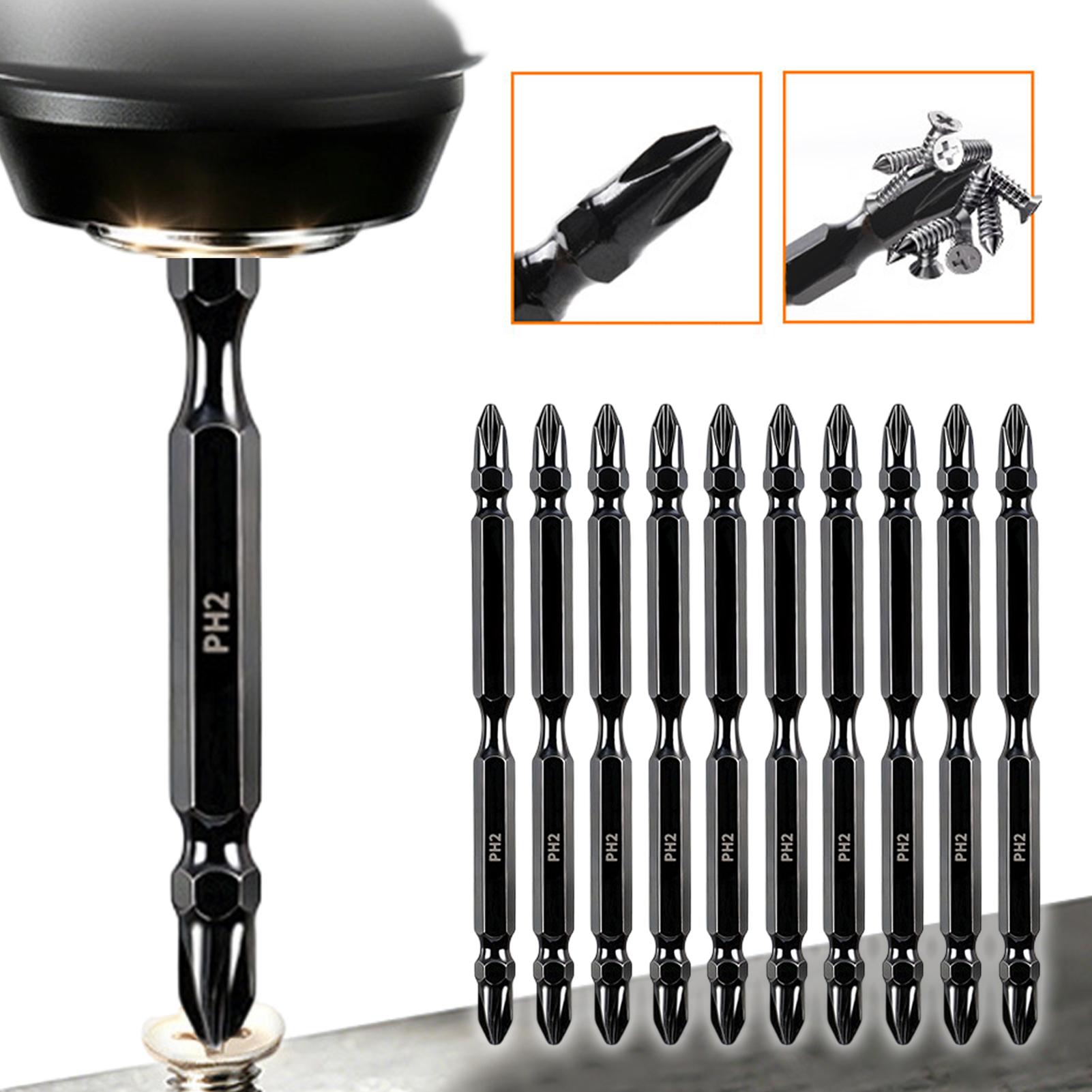 Drill Bits - مجموعة رؤوس مغناطيسية مزدوجة الأطراف متعددة