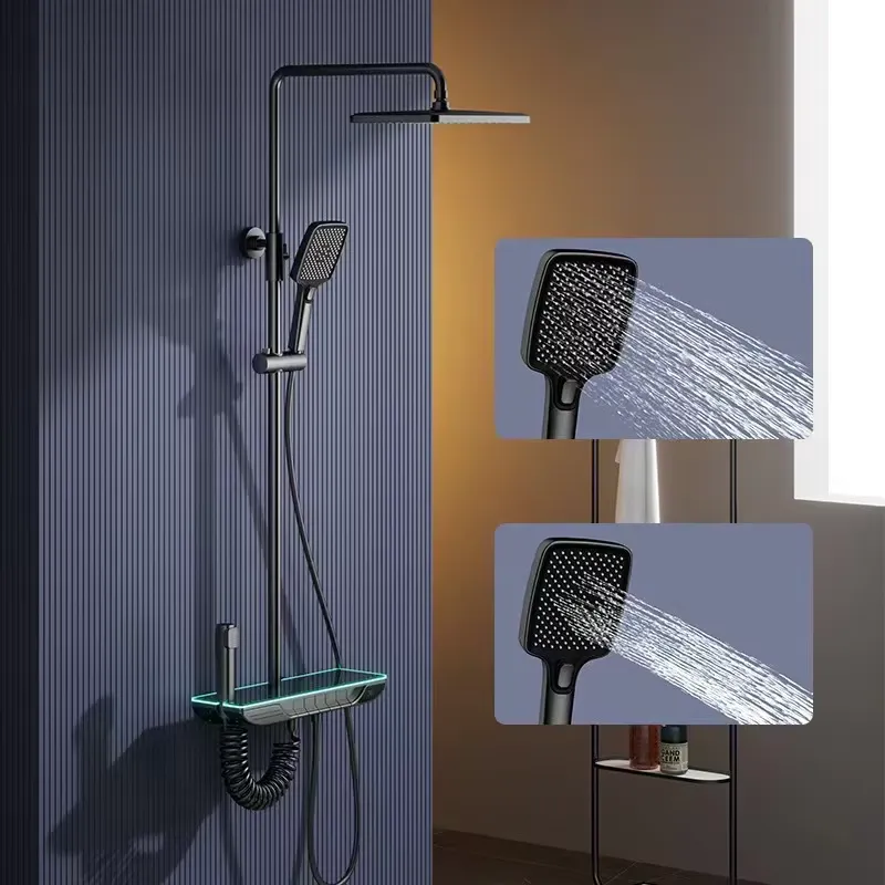 Faucet - طقم دش ذكي رقمي ثرموستاتي من