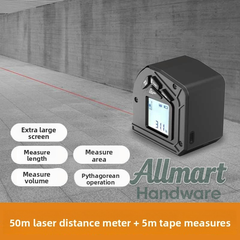 جهاز قياس المسافات بالليزر 50  - مراجعة Tape Measure وسعره