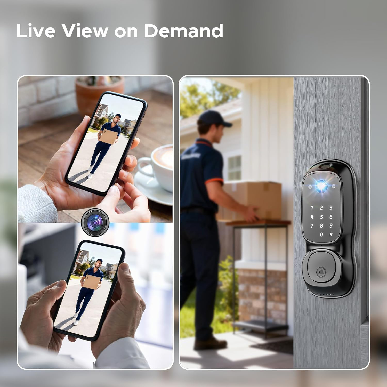 قفل باب ذكي بتقنية واي فاي من  - مراجعة Door Lock وسعره
