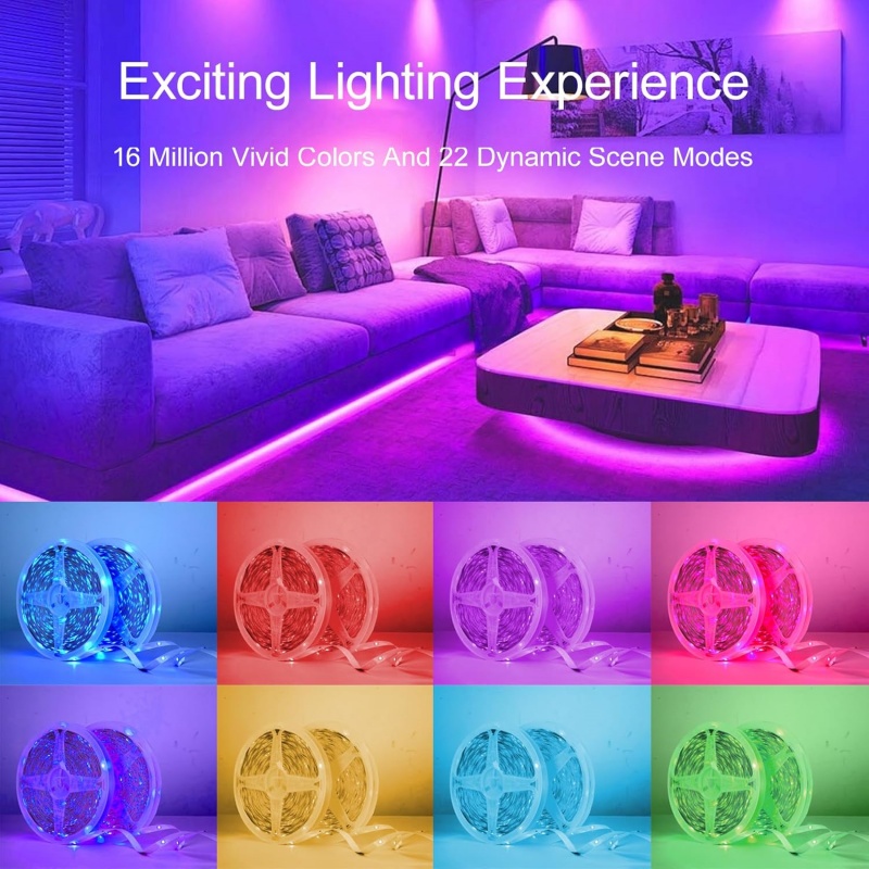 شريط إضاءة LED يعمل بتيار مستم - مراجعة Led Strip Lights وسعره