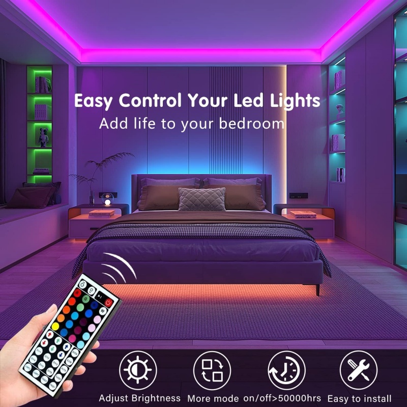شريط إضاءة LED يعمل بتيار مستم - مراجعة Led Strip Lights وسعره