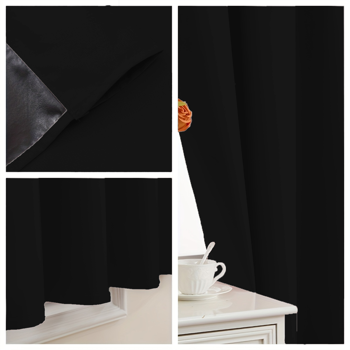 قطعة واحدة من ستائر التعتيم ال - مراجعة Curtain Rods وسعره
