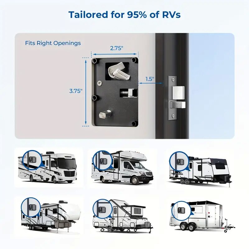 قفل باب بديل للمركبات الترفيهي - مراجعة Door Lock وسعره
