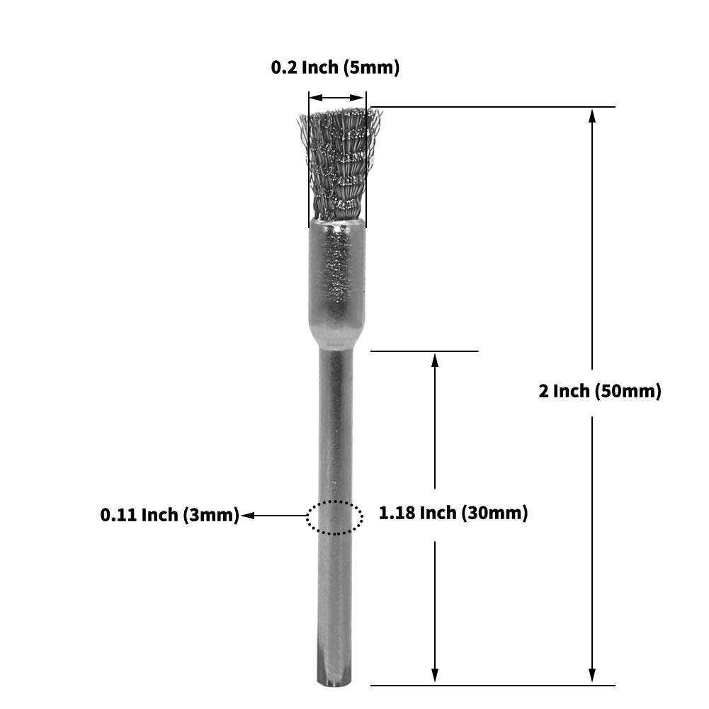 فرشاة تنظيف فولاذية على شكل قل - مراجعة Paint Brush وسعره