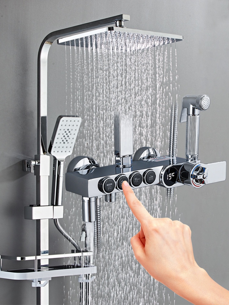 الفاخرة الفضة Led شاشة ديجيتال - مراجعة Faucet وسعره