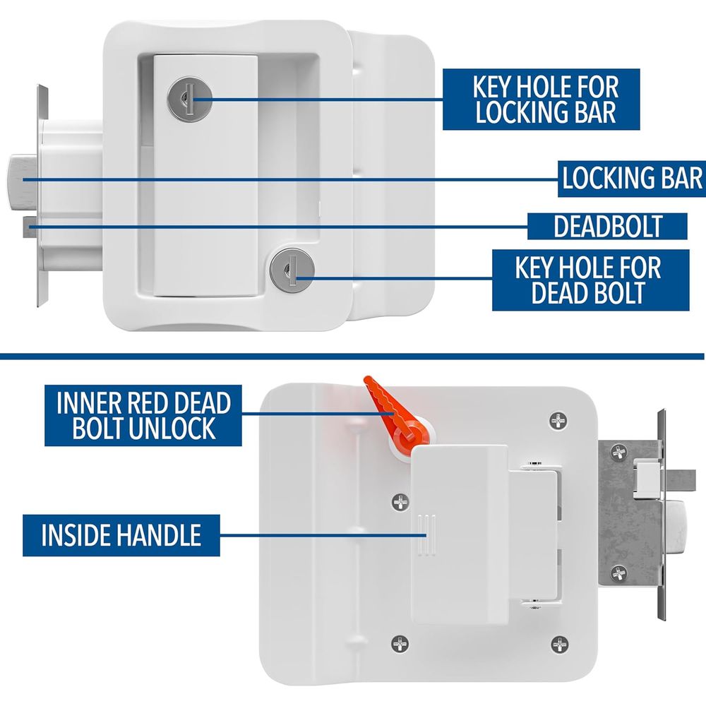 قفل باب بديل للمركبات الترفيهي - مراجعة Door Lock وسعره