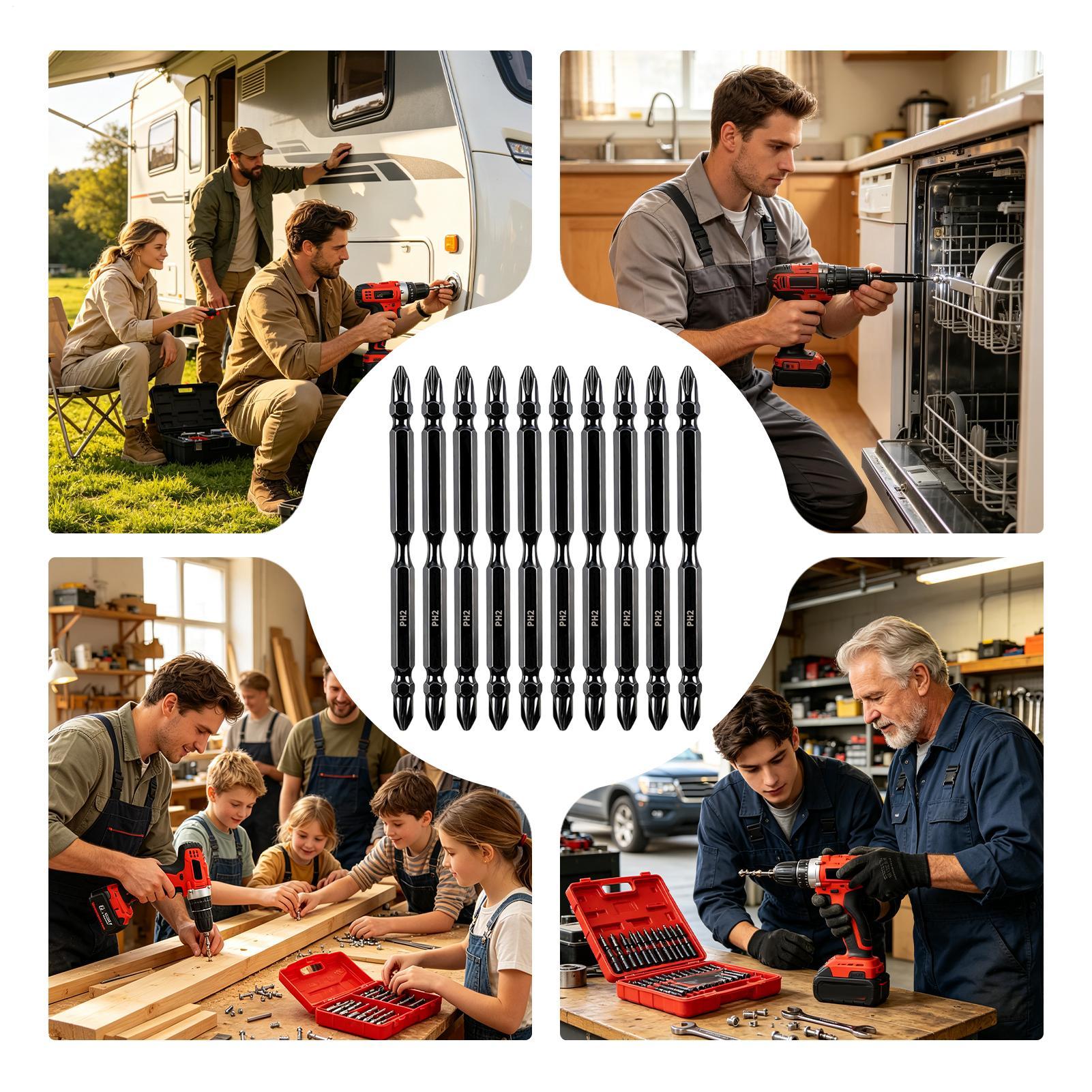 مجموعة رؤوس مغناطيسية مزدوجة ا - مراجعة Drill Bits وسعره
