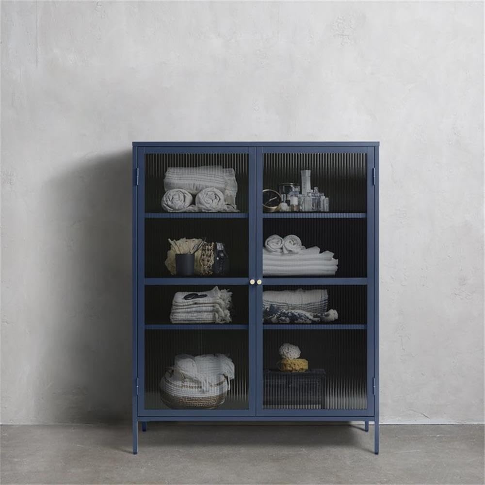 # خزانة عرض فولاذية عصرية بباب - مراجعة Cabinet Hinges وسعره
