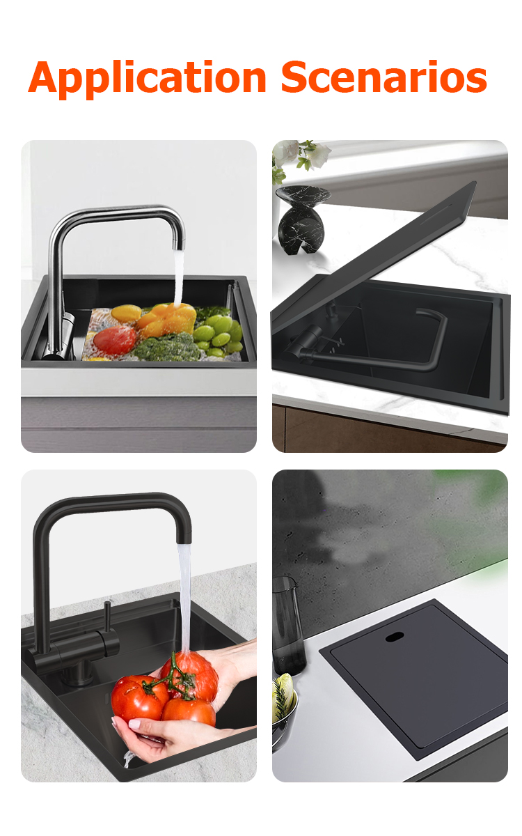 حوض مطبخ مستطيل مفرد مصنوع يدو - مراجعة Faucet وسعره