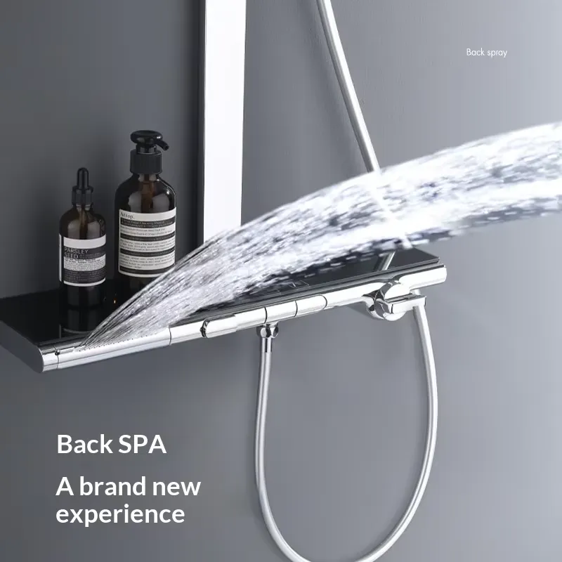 طقم دش ذكي رقمي LED مع ثرموستا - مراجعة Faucet وسعره
