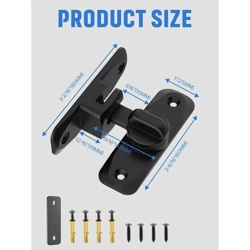 قفل باب منزلق بزاوية 90/180 در - مراجعة Door Lock وسعره