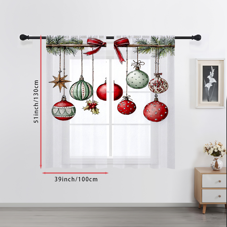 قطعتان من الستائر الشفافة لموس - مراجعة Curtain Rods وسعره