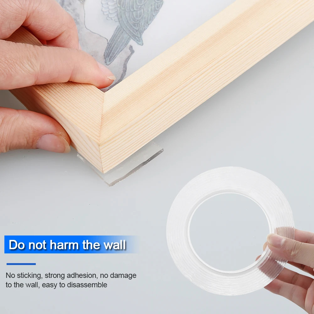 شريط لاصق نانو شفاف قوي مزدوج  - مراجعة Home Improvement Mark وسعره