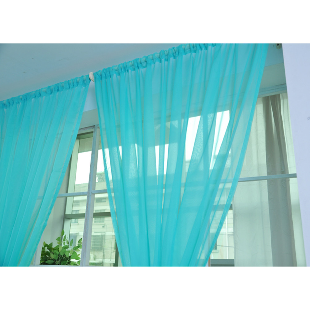 ستائر شفافة من الفوال للنوافذ، - مراجعة Curtain Rods وسعره