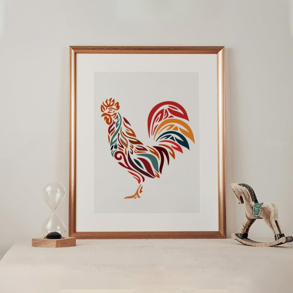 استنسل الدجاج 11.8 × 11.8 بوصة - مراجعة Paint Brush وسعره