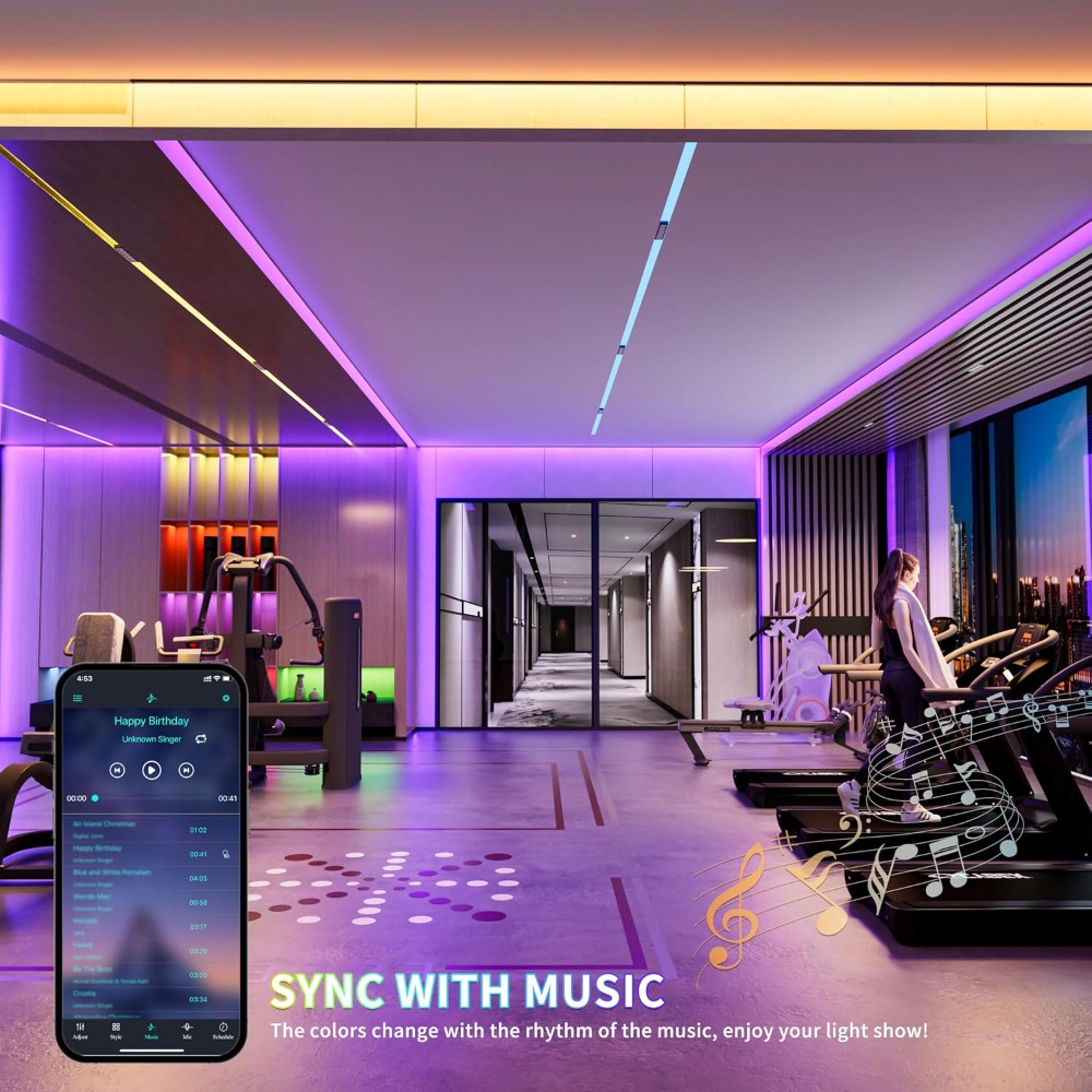 شريط إضاءة LED RGB بتقنية COB  - مراجعة Led Strip Lights وسعره
