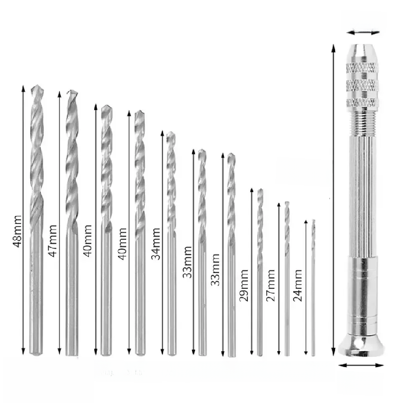 مثقاب يدوي صغير 0.8-3.0 مم، أد - مراجعة Drill Bits وسعره