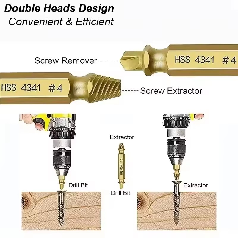 مجموعة أدوات استخراج البراغي ا - مراجعة Drill Bits وسعره