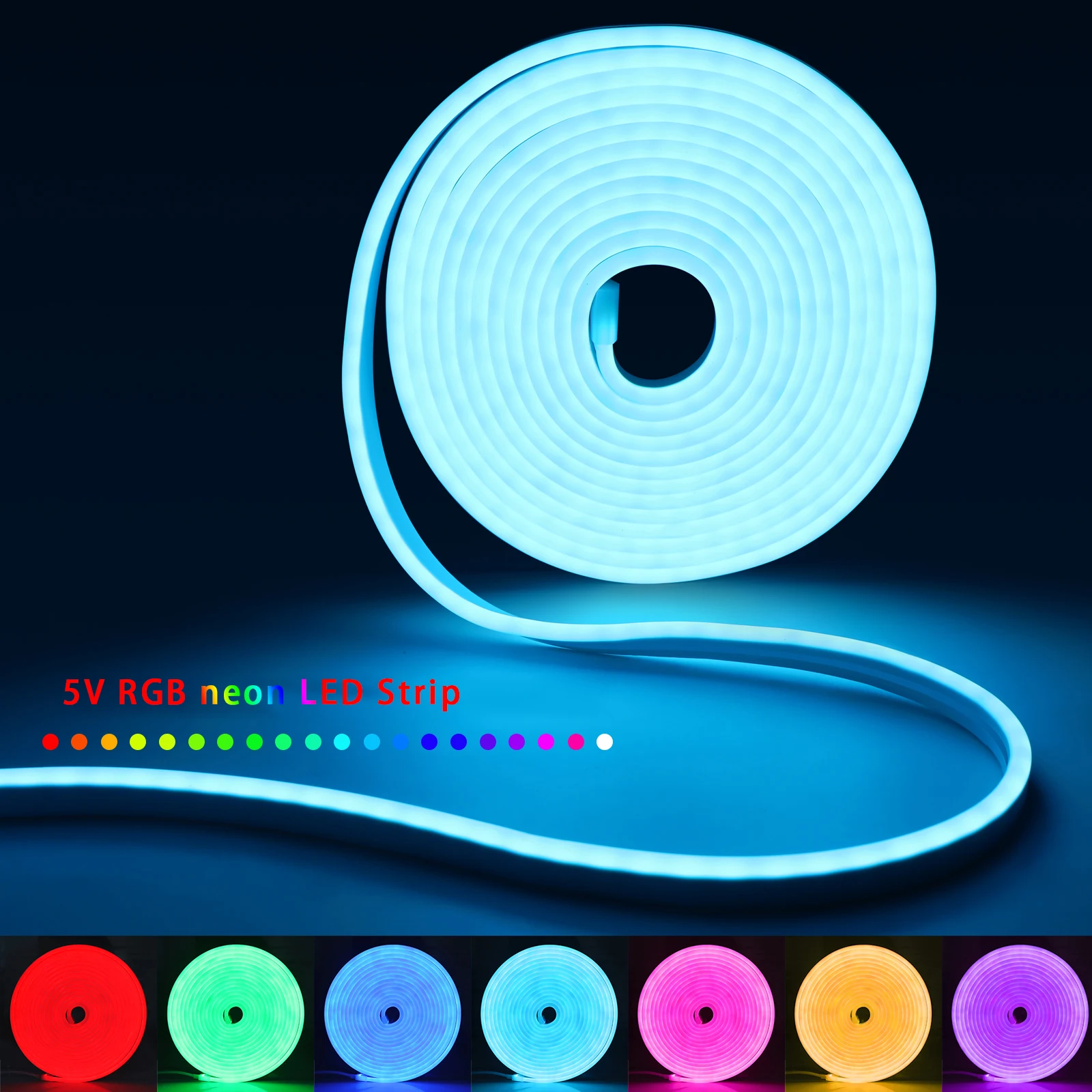 1-5 متر RGB LED شريط ضوء النيو - مراجعة Led Strip Lights وسعره